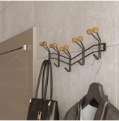 Resim Teknotel Ahşap Boncuklu 15'li Duvar Askısı Mat Siyah Mg085 Siyah 