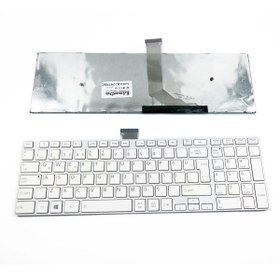 Resim Toshiba C55DT Beyaz Klavye Tuş Takımı (Çerçeveli) 
