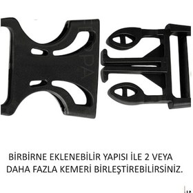Resim Usin 2 Adet Bordo Ayarlanabilir Valiz Çanta Bavul Bagaj Birleştirme Bağlama Askısı Kemeri Kayışı 
