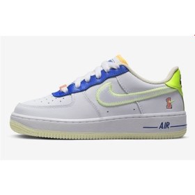 Resim Nike Air Force 1 Lv8 Gs One Take Kadın Spor Ayakkabı Fb1393-111 
