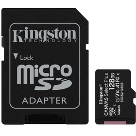 Resim Kingston 128gb Canvas Select Plus Microsd Hafıza Kartı Sdcs2/128gb 