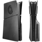 Resim Sones Ps5 Slim Karbon Fiber Yedek Kabuk Koruyucu Ön Panel, Model: 2.0 Disk Sürümü 