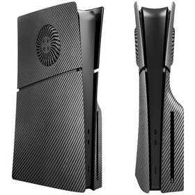 Resim Sones Ps5 Slim Karbon Fiber Yedek Kabuk Koruyucu Ön Panel, Model: 2.0 Disk Sürümü 