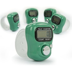 Resim 5 Adet Dijital Zikirmatik Sayaç Tesbih Yeşil 