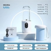 Resim Willowhaven Usb Şarjlı Kompakt Portatif Blender Meyve Sıkacağı 1500mah Pil Dijital Ekran 1 Beyaz 