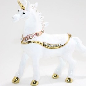 Resim Swarovski Taşlı Tekli Unicorn Figürü 