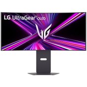 Resim LG 34" UltraGear 34GX900A-B 0.03ms 240Hz (HDMI-DP-TYPC C) WQHD (3440 x 1440) OLED Curved Gaming Monitör 
