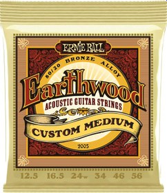 Resim Ernie Ball P02005 Earthwood Custom Med 8020 Bronze Takım Tel Akus 