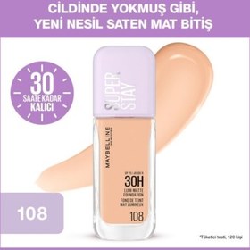 Resim Maybelline New York Super Stay Lumi Matte Fondöten - 108 