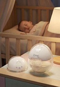 Resim Kiwibaby KBABY-53 1200 mAh Şarjlı 6 Mod 180 ML Hazne Giyilebilir Göğüs Pompası 