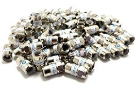 Resim Novacom Sıkmalı Kolay F RG6 Konnektör 100 Adet 