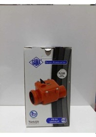 Resim Gama Ø50mm Pvc Pis Su Atıksu Gider Çekvalf Kilitli Sistem 