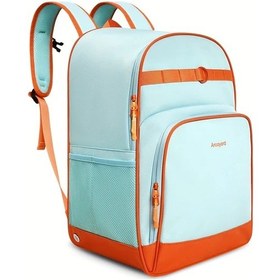 Resim Maxaccess Kadınlar İçin Green Tekerlekli Paten Çantası Erkek Beden 14 E Kadar Hafif Sırt Çantası Yeşil 