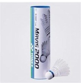 Resim Yonex Shuttle Mavis 2000 6'lı Beyaz Badminton Topu 