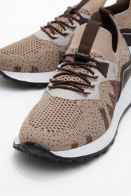 Resim Dericlub Kadın Trikolu Aksesuar Bağcıklı Comfort Sneaker Cr 2486 Vizon 