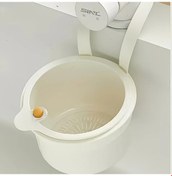 Resim Globalbloom Otomatik Temizlemeli Beyaz Lavabo Filtresi - Çıkarılabilir Tabanlı Yemek Atığı Süzgeci 