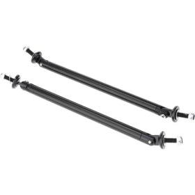 Resim Comely 2x Ayarlanabilir Tampon Dudak Ayırıcı Dikme Çubuk Kravat Destek Çubukları. 150MM Siyah (Yurt Dışından) 
