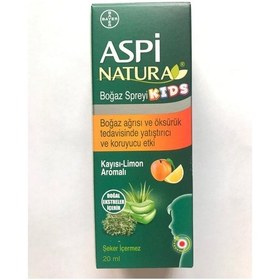Resim AspiNatura Kids Kayısı-Limon Boğaz Spreyi 