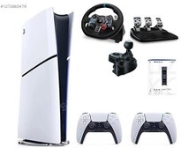 Resim Sony Playstation 5 Slim DİJİTA 2.KOL+G29+Şarj+Shifter SC 