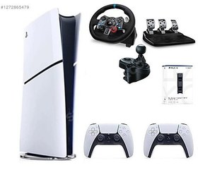 Resim Sony Playstation 5 Slim DİJİTA 2.KOL+G29+Şarj+Shifter SC 