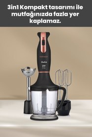 Resim GoldMaster Ece Elektrikli Mutfak Çeyiz Seti 3 Lü Evlilik Paketi Gold Gm7727 