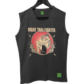 Resim Top Glory Muay Thai Tank Top Kolsuz Sporcu Tshirt 