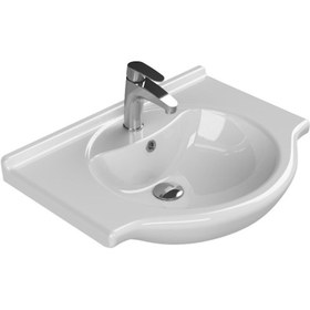 Resim Cerastyle Turkuaz Nil Etajerli Lavabo 65 CM 