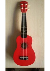 Resim Gonzales Xu2101-Rd Kırmızı Renk 4 Telli Ukulele Gitar 