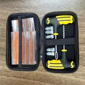 Resim 22 adet Acil Araba Lastik Tamir Kiti - Kauçuk Yama ve Mühürleyici ile Anında Delik Tamir - Arabalar, Kamyonlar, SUV'lar için Tam Plug Aracı Seti 