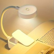 Resim 1 adet Esnek LED Okuma Lambası Yatak Odası İçin - Ayarlanabilir Parlaklık, 360° Bükülebilir Boyun, Gece Okuyucuları İçin İdeal, Tablet Uyumlu, Pil İle Çalışır (Piller Dahil Değildir) 