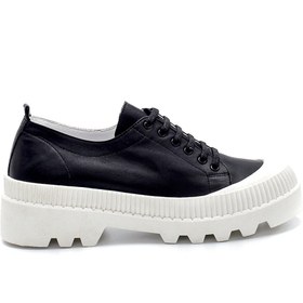 Resim Kadın Deri Sneaker 