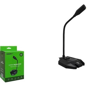 Resim Snopy SN-110M Led Işıklı Oyuncu Masa Üstü Mikrofon 