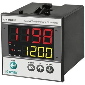 Resim Dt-96 Em Opsiyonel Sıcaklık Kontrol Cihazı 96 X 96 J,k,s,r,t,pt100 2x4 Dijit 7 Segment 