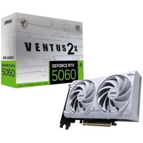 Resim MSI 8GB RTX5060 VENTUS 2X OC WHITE GDDR7 128bit HDMI-DP PCIE 5.0 