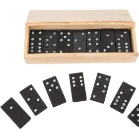 Resim Kuzgun Ticaret Ahşap Domino Seti 