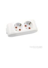 Resim Viko Viko Multi-let Ikili Priz Topraklı Çocuk Korumalı Klemensli-beyaz 