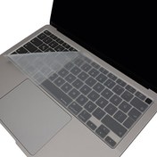 Resim Şeffaf Macbook Air M1 Klavye Kılıfı Us(abd) İngilizce Harf Baskı A2179 A2337 Ile Uyumlu McStorey