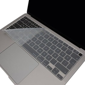 Resim Şeffaf Macbook Air M1 Klavye Kılıfı Us(abd) İngilizce Harf Baskı A2179 A2337 Ile Uyumlu 