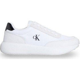 Resim Calvin Klein Athleısure Runner Laceup Beyaz Erkek Sneaker 000000000102246000 Beyaz 
