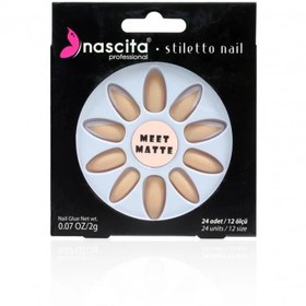 Resim Nascita stiletto takma tırnak mattex -31 