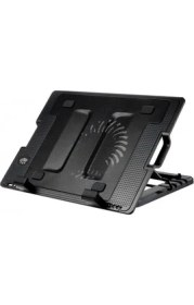 Resim Hk Tech Işıklı LED Fanlı Çift USB 2.0 Notebook Soğutucu Fan Ergostand 