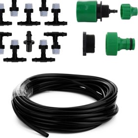 Resim Buffer® 10 Metre Kendin Yap Balkon Veranda Çardak Kamelya Sulama Serinletme ve Nemlendirme Sistemi 