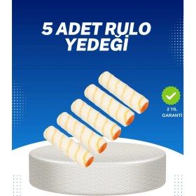 Resim Aesco Mey Ithalat® 5’li Emülsiyon Boya Rulosu Duvar ve Tavan Uygulamasına Uygun 
