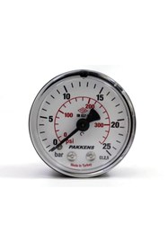 Resim Pakkens 0-25 Bar 63 mm Arkadan Bağlantılı Panotipi Kuru Manometre G 1/4 inç 
