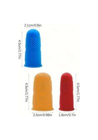 Resim Fastbuy 3 Parça Set Isıya Dayanıklı Yeşil Silikon Parmak Koruyucuları 