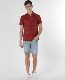 Resim Colin's Regular Fit Polo Yaka Turuncu Erkek Kısa Kol Tişört CL1058211_Q1.V1_COR Kahverengi 