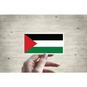Resim TSC Palestine Palestinian National Flag Ulusal Bayrak 12CM 2 Adet 