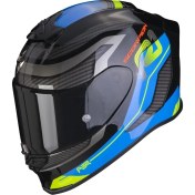 Resim Scorpion Exo R1 Evo Air Vatis Spor Motosiklet Kaskı Siyah / Mavi 