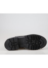 Resim Castle Black 92537 Hakiki Deri Siyah Kadın Bot Siyah 