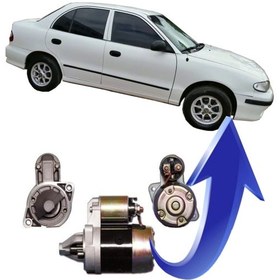 Resim HYUNDAİ ACCENT YUMURTA KASA MARŞ MOTORU DİNAMOSU 1995--2000 